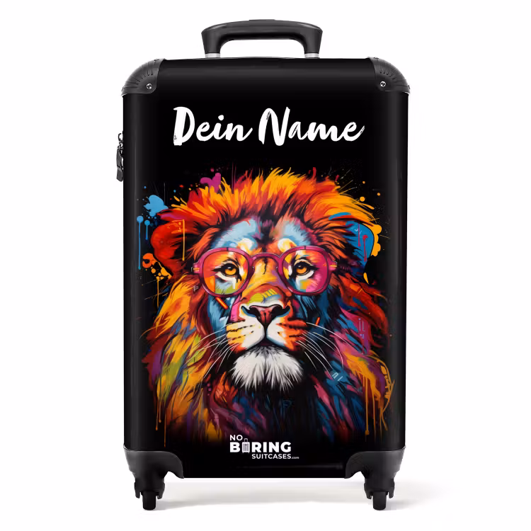 Koffer mit Name - Lebhafter Löwe — 1