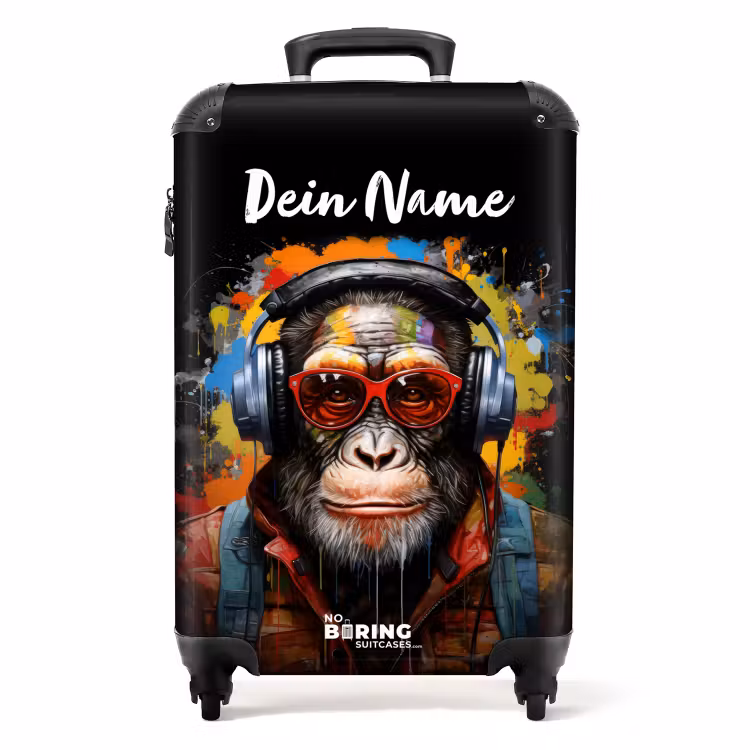 Koffer mit Name - Melodie-Affe — 1