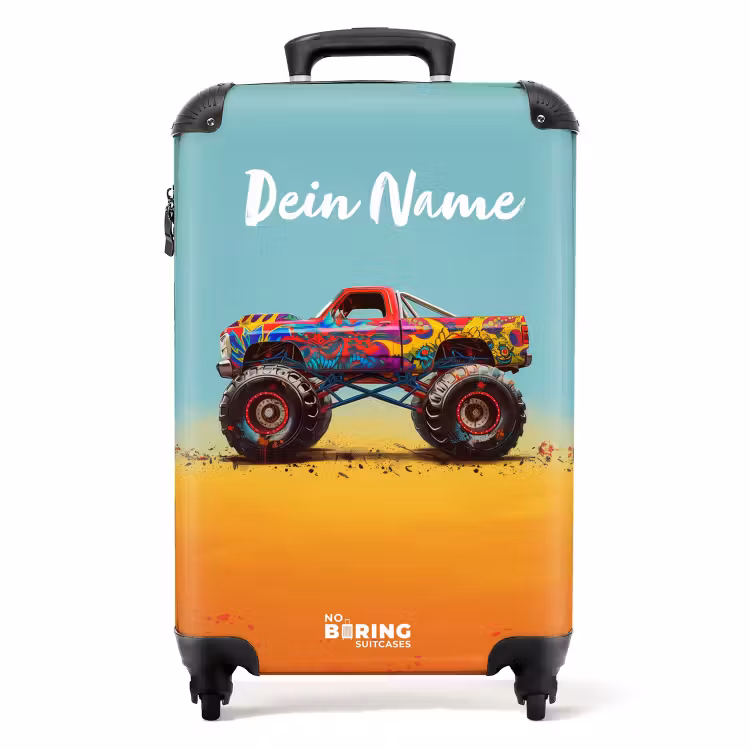 Koffer mit Name - Monstertruck-Wüstensprint — 1