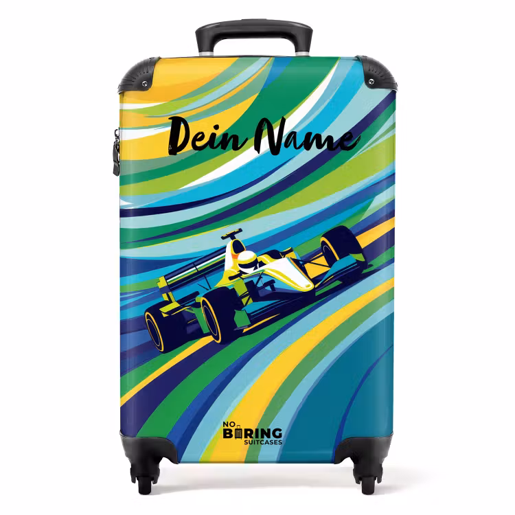 Koffer mit Name - Retro-Rennfahrer — 1