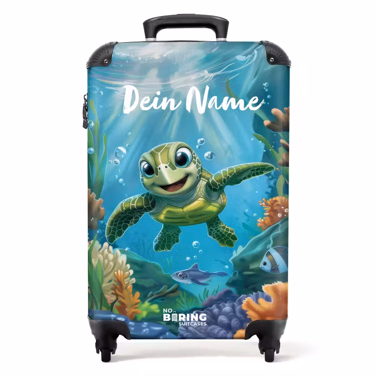 Koffer mit Name - Meike Meeresschildkröte — 1