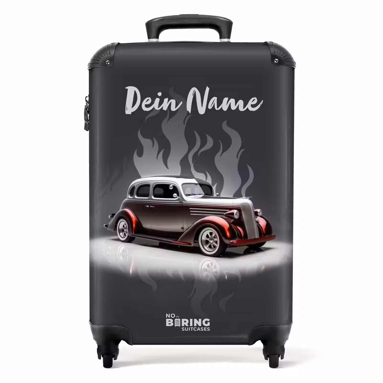 Koffer mit Name - Kühles Flammengrau — 1