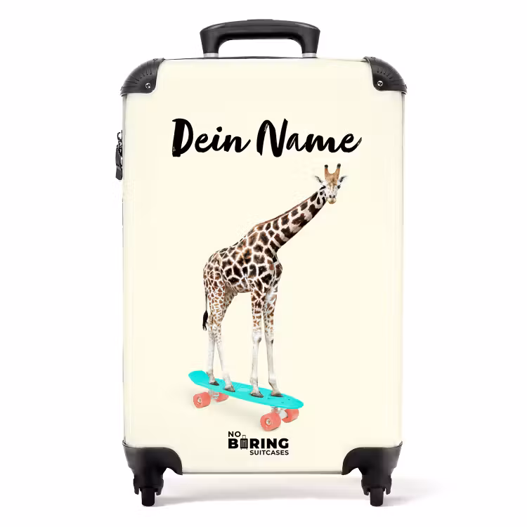 Koffer mit Name - Kreischende Giraffe — 1