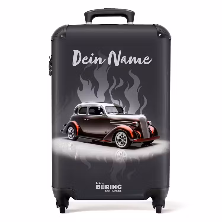 Koffer mit Name - Kühles Flammengrau — 1