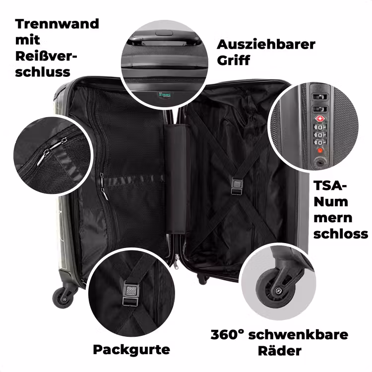 Koffer mit Name - Laufendes Küken — 7