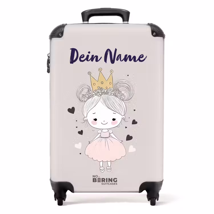 Koffer mit Name - Prinzessin mit Dutts — 1