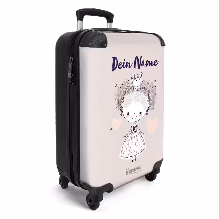 Koffer mit Name - Prinzessin mit Locken — 2