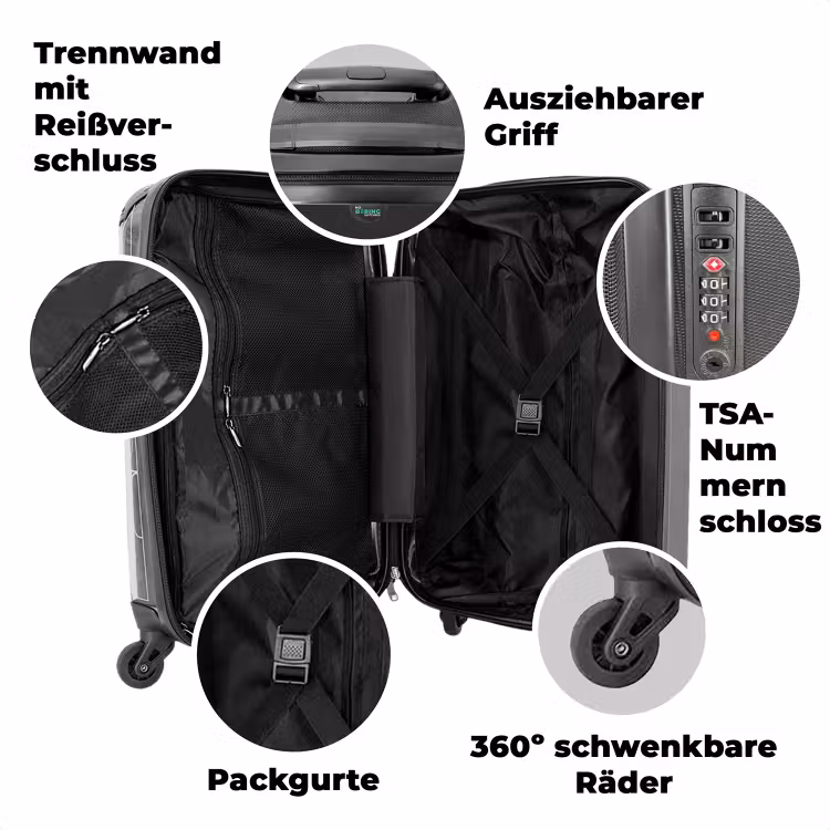 Koffer mit Name - Prinzessin mit Locken — 7