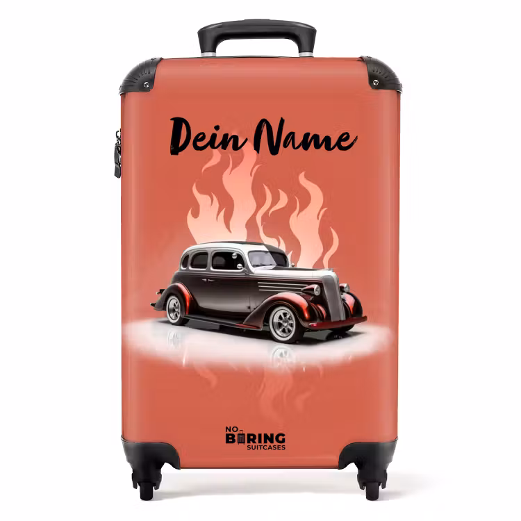 Koffer mit Name - Kühle Flammenkoralle — 1