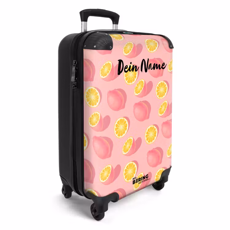 Koffer mit Name - Rosa Limoncello — 2