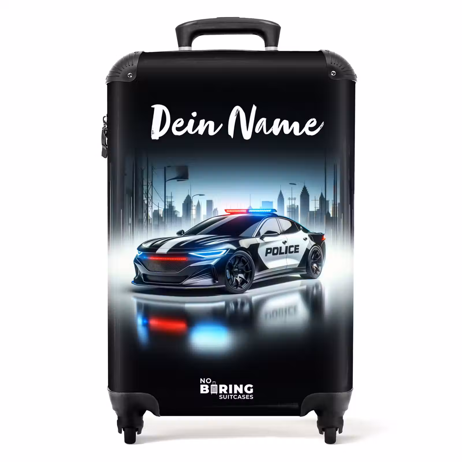 Koffer mit Name - Polizeiauto — 1