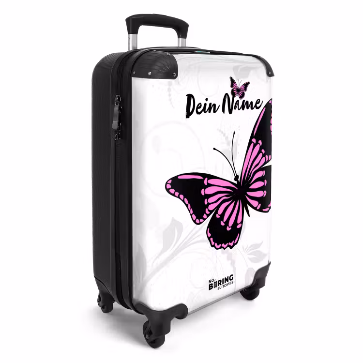 Koffer mit Name - Magenta-Monarch — 2