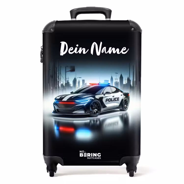 Koffer mit Name - Polizeiauto — 1
