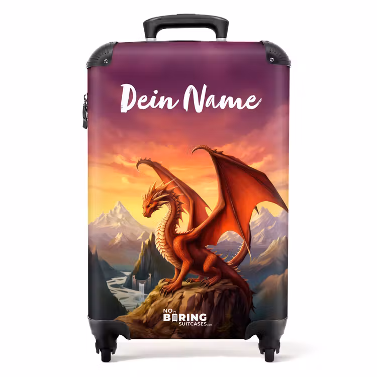 Koffer mit Name - Roter Gigantdrache — 3