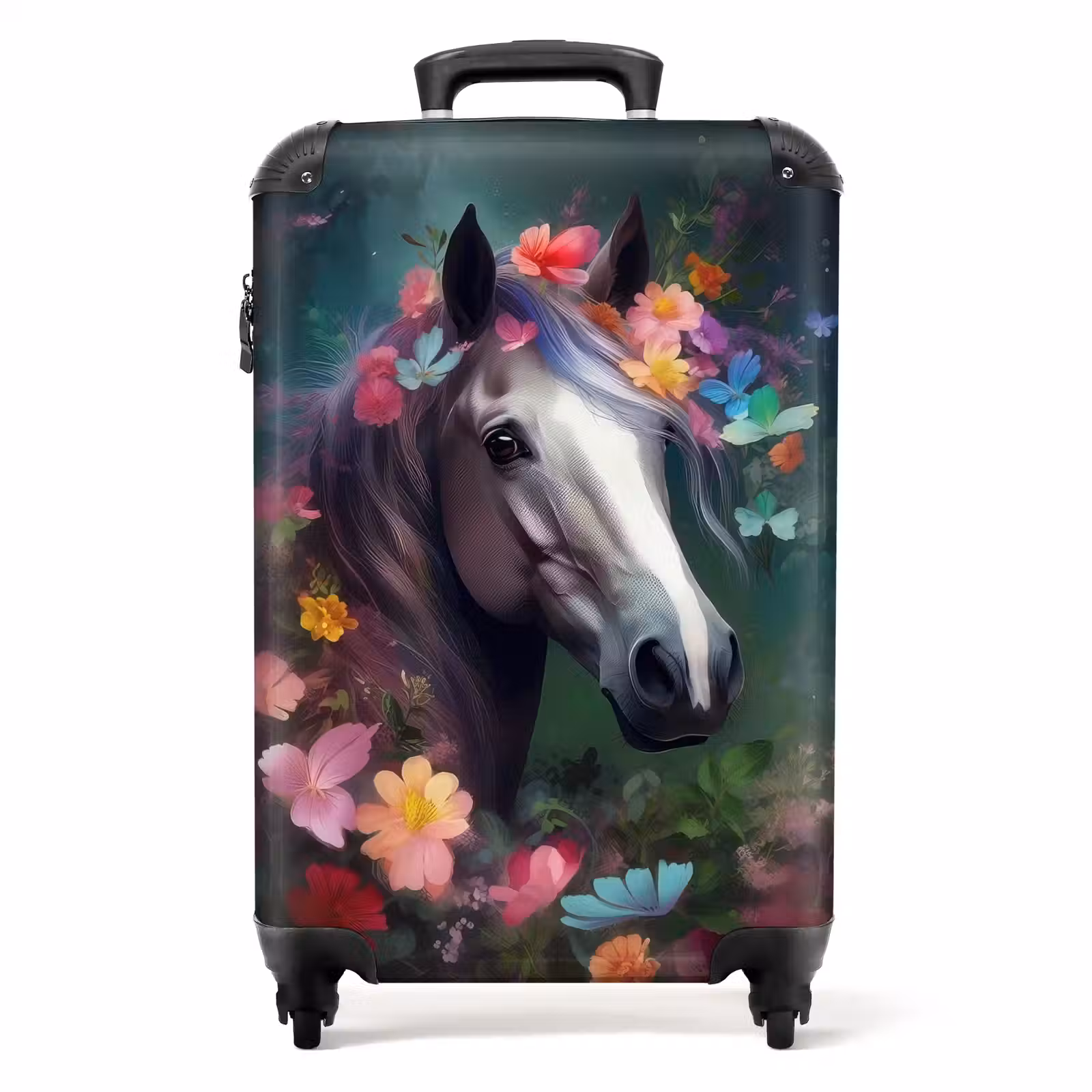 Koffer - Koffer - Pferd - Natur - Blumen - Wald - Tiere — 1