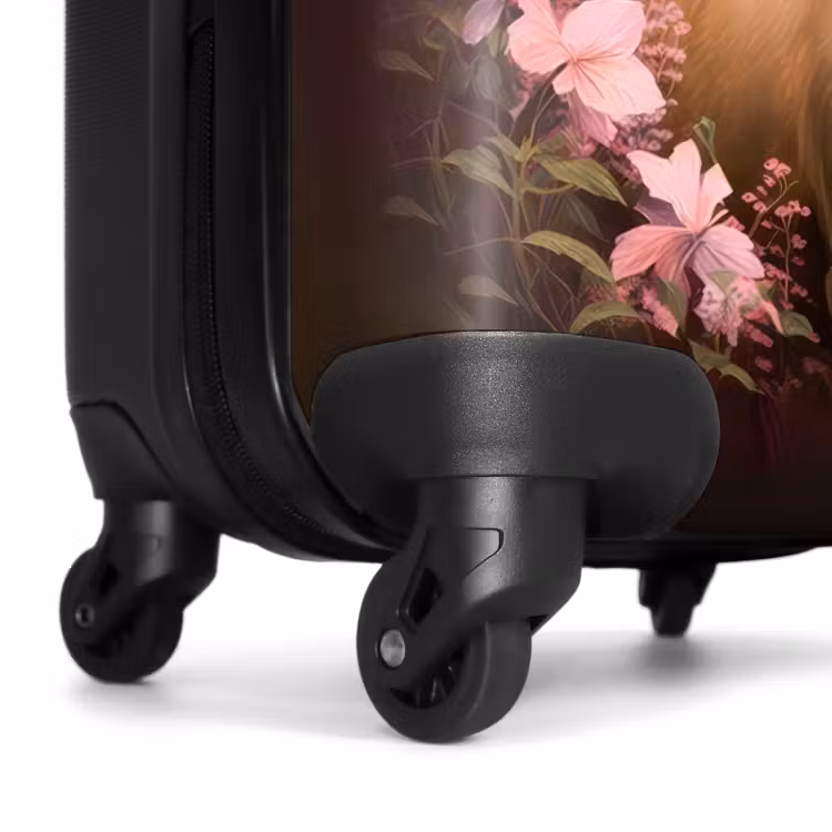 Koffer - Koffer - Pferd - Blumen - Rosa - Natur - Wald — 6