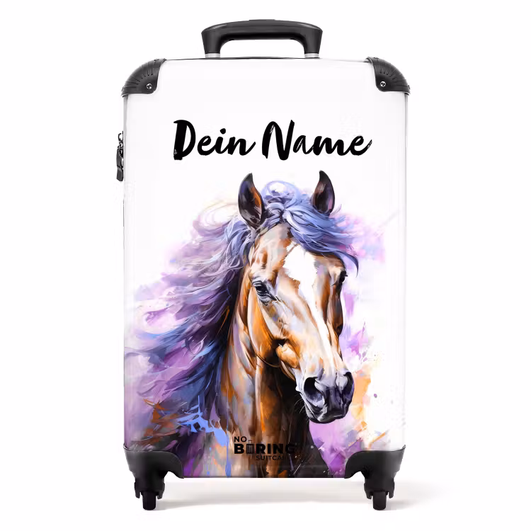Koffer mit Name - Lila Pracht — 1