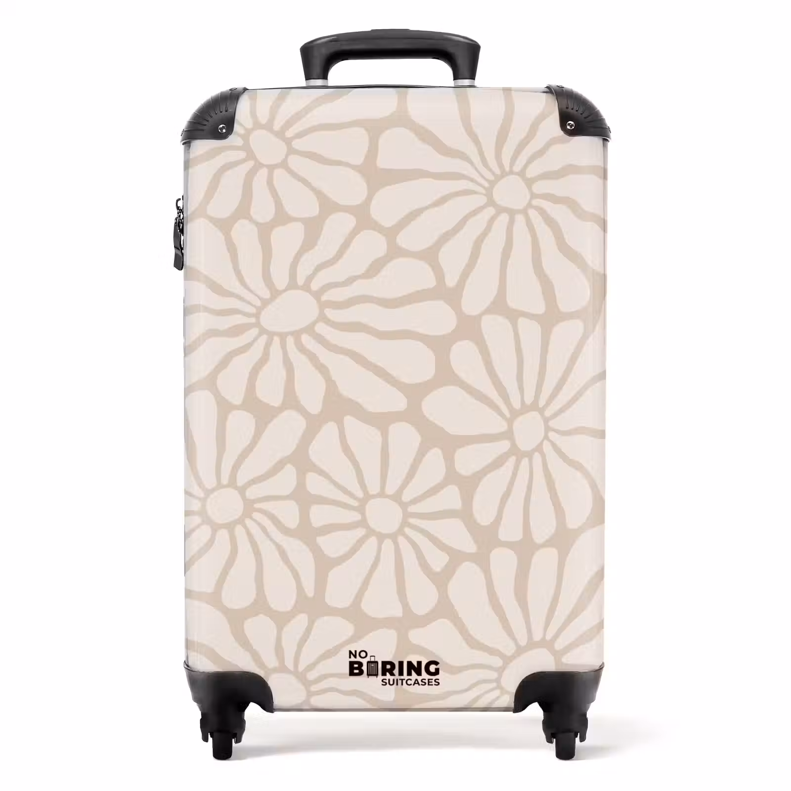 Koffer - Pastellfarbene Blumen - Beige — 1