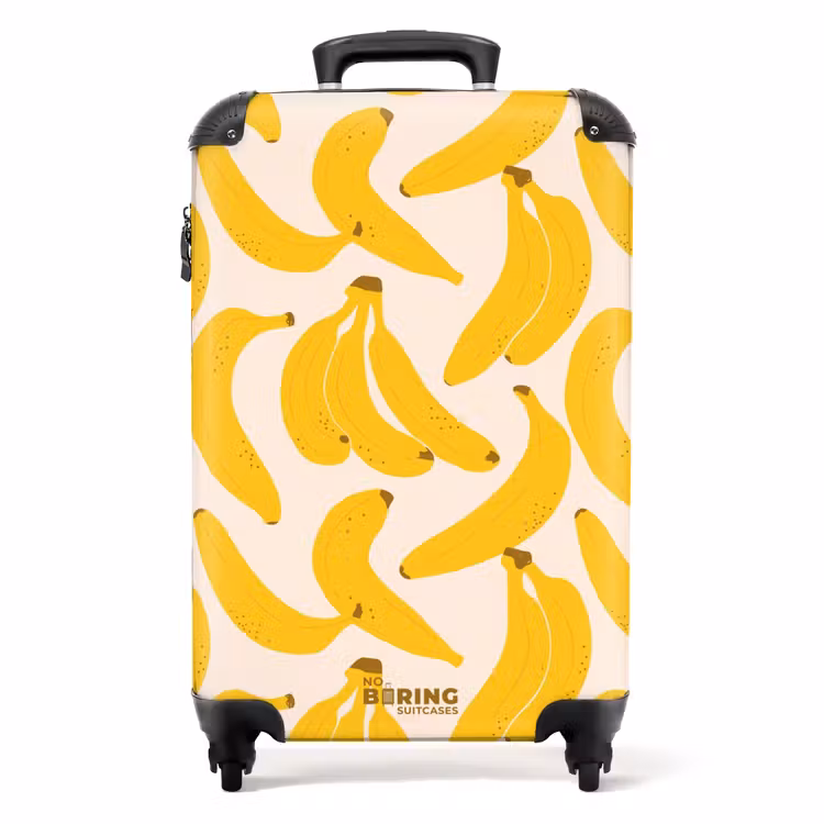 Koffer - Pastellfarbenes Obst - Bananen — 1
