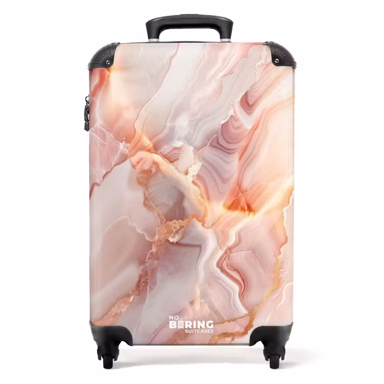 Koffer - Marmor - Sonnenaufgang in rosa Marmor — 1