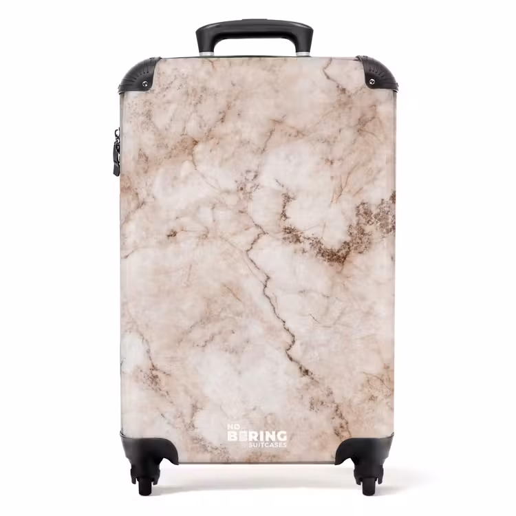 Koffer - Marmor - Rustikaler Beige-Marmor — 1