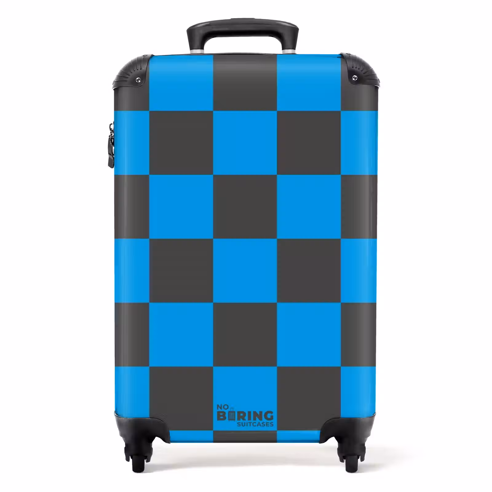 Koffer - Quadrate - Schwarz/Blau — 1
