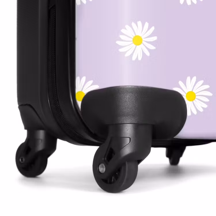 Koffer - Pastell - Gänseblümchen auf lavendelfarbenem Hintergrund — 6