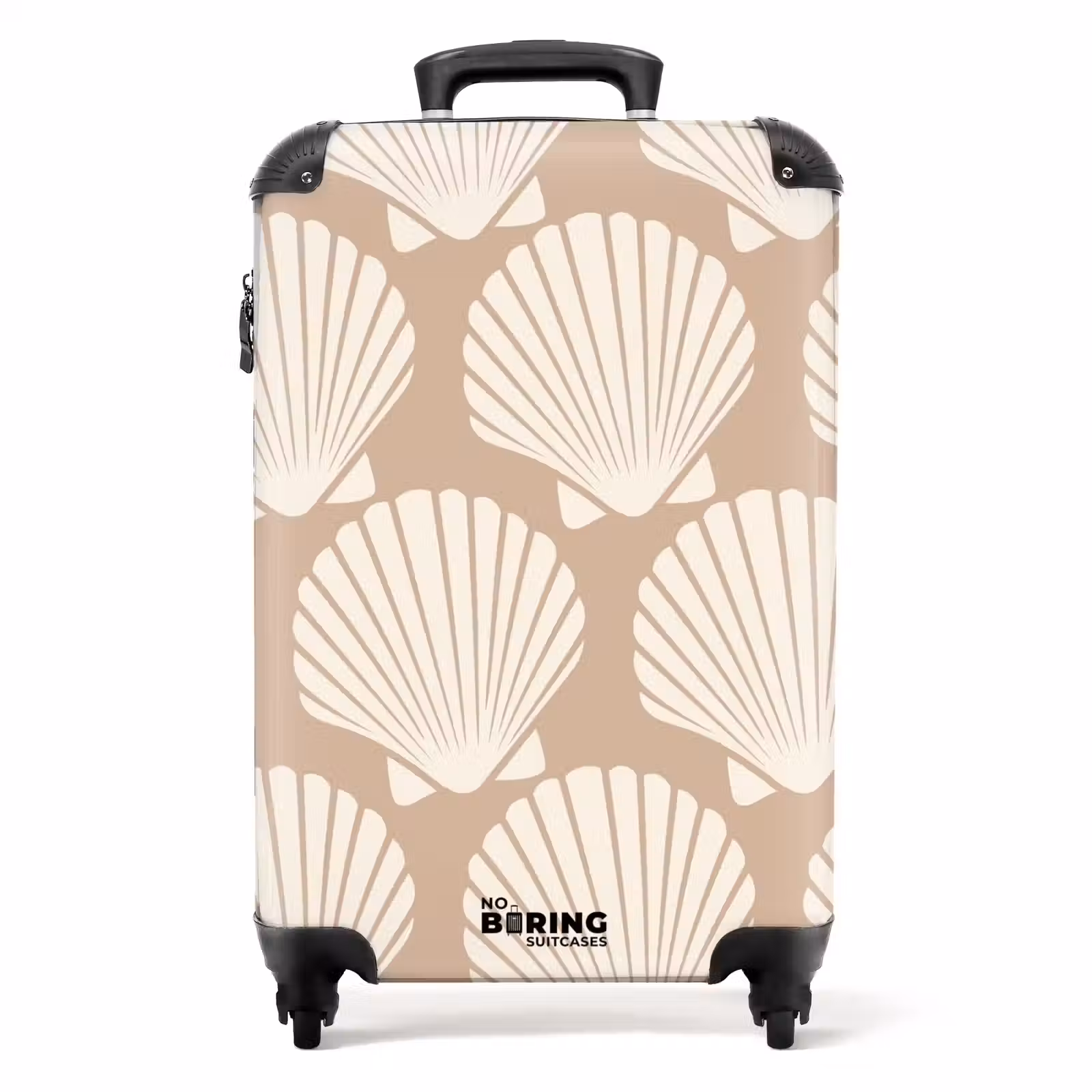 Koffer - Muster - Muschelmuster in Hellbeige — 1