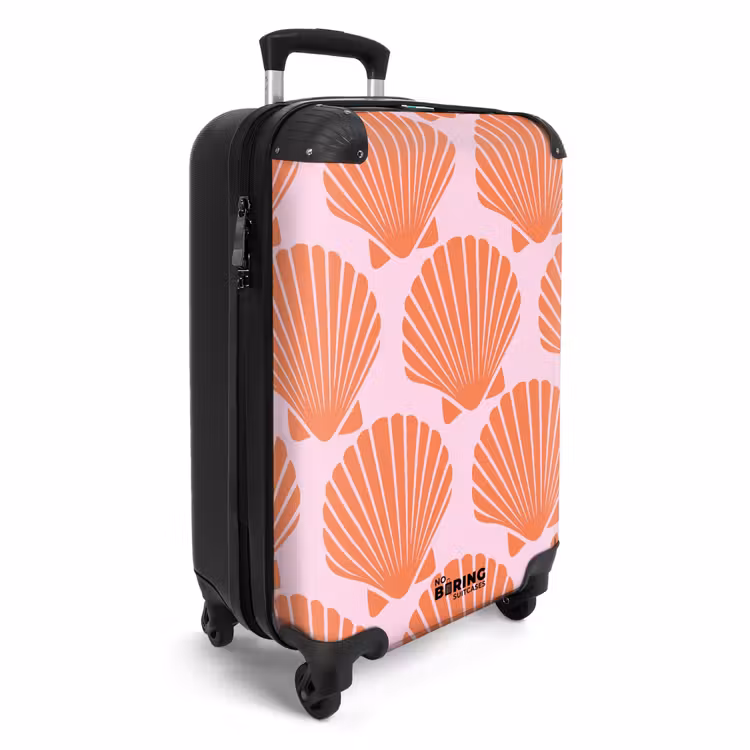 Koffer - Muster - Muschelmuster in Pastellrosa — 2