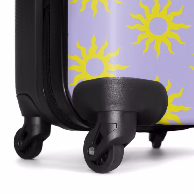 Koffer - Muster - Sunburst-Muster auf lavendelfarbenem Hintergrund — 6