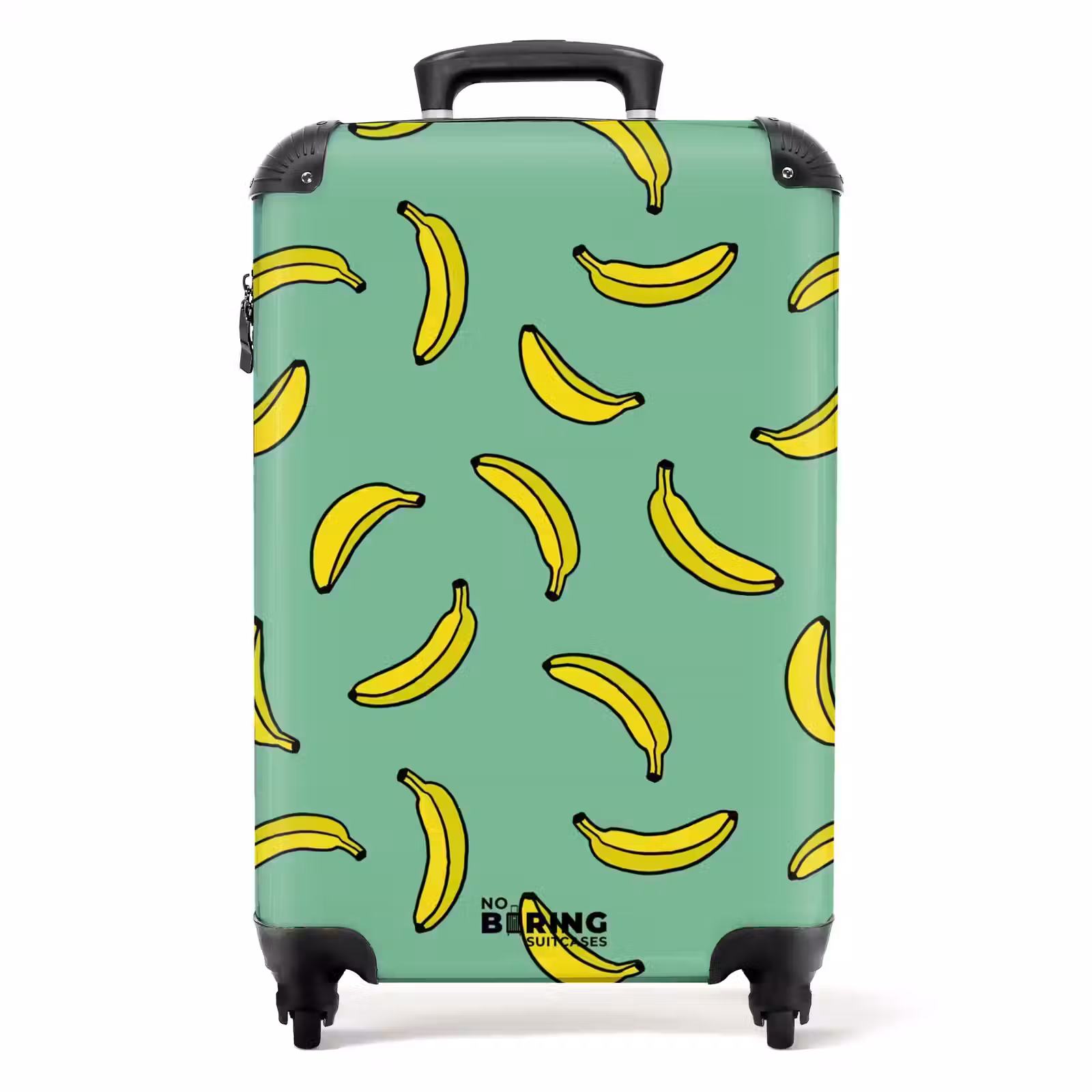 Koffer - Muster - Bananen auf mintgrün — 1