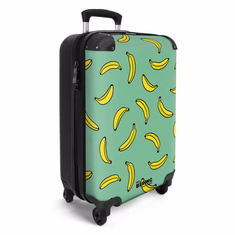 Koffer - Muster - Bananen auf mintgrün — 2