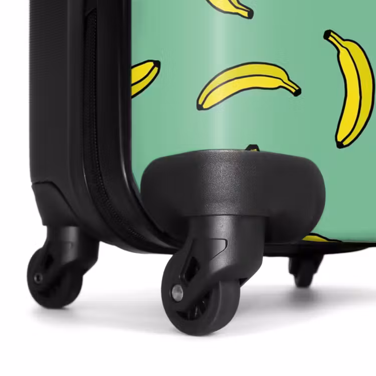 Koffer - Muster - Bananen auf mintgrün — 6