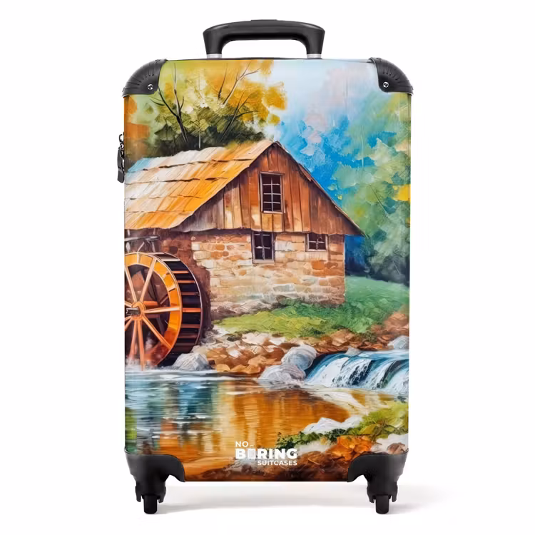 Koffer - Landschaft - Malerei - Zuhause - Kunst - Herbst — 1
