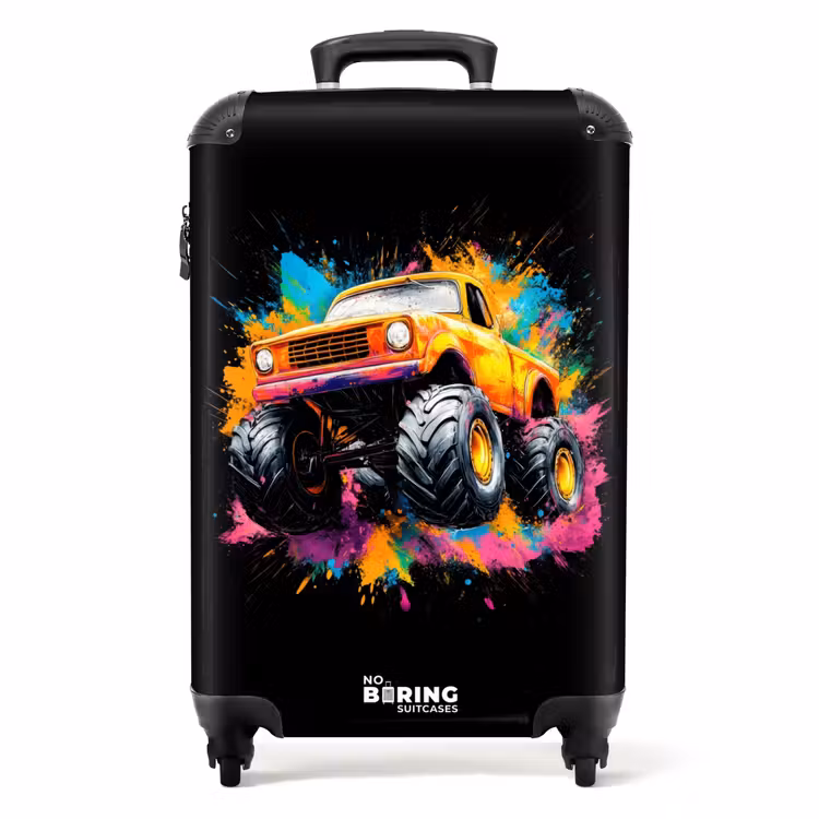 Koffer - Monstertruck mit buntem Graffiti — 1