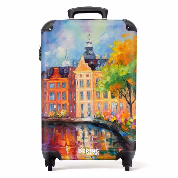 Koffer - Ölgemälde - Amsterdam - Kunst - Farbenfroh — 1