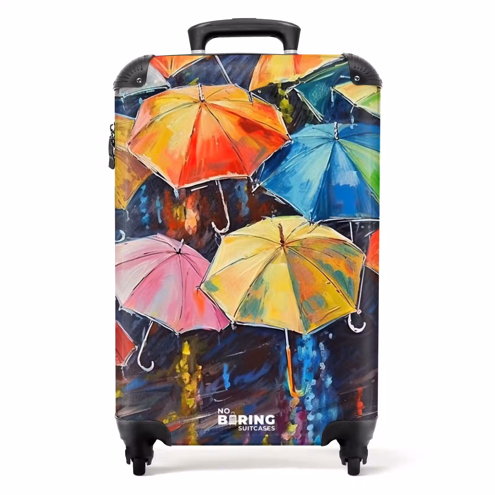 Koffer - Regenschirme - Malerei - Kunst - Regenbogen — 1