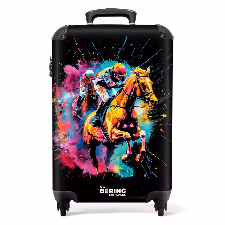 Koffer - Reiten mit bunten Farben — 1