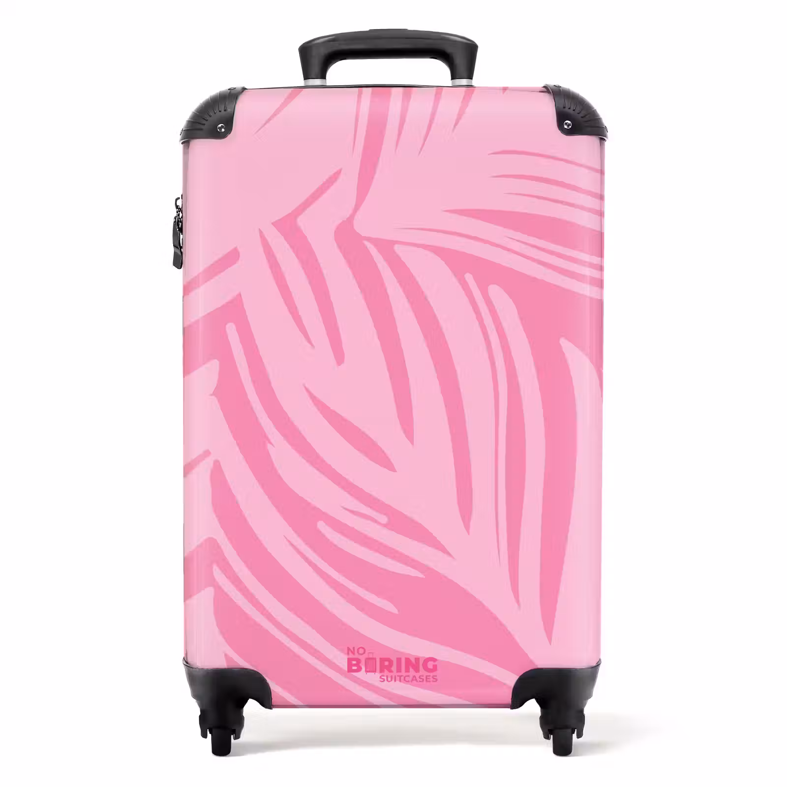 Koffer - Große Blätter in verschiedenen Rosa-Tönen — 1