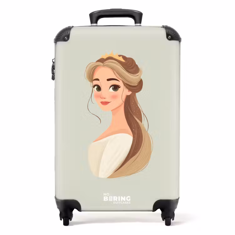 Koffer - Prinzessin mit Diadem - Grün — 1
