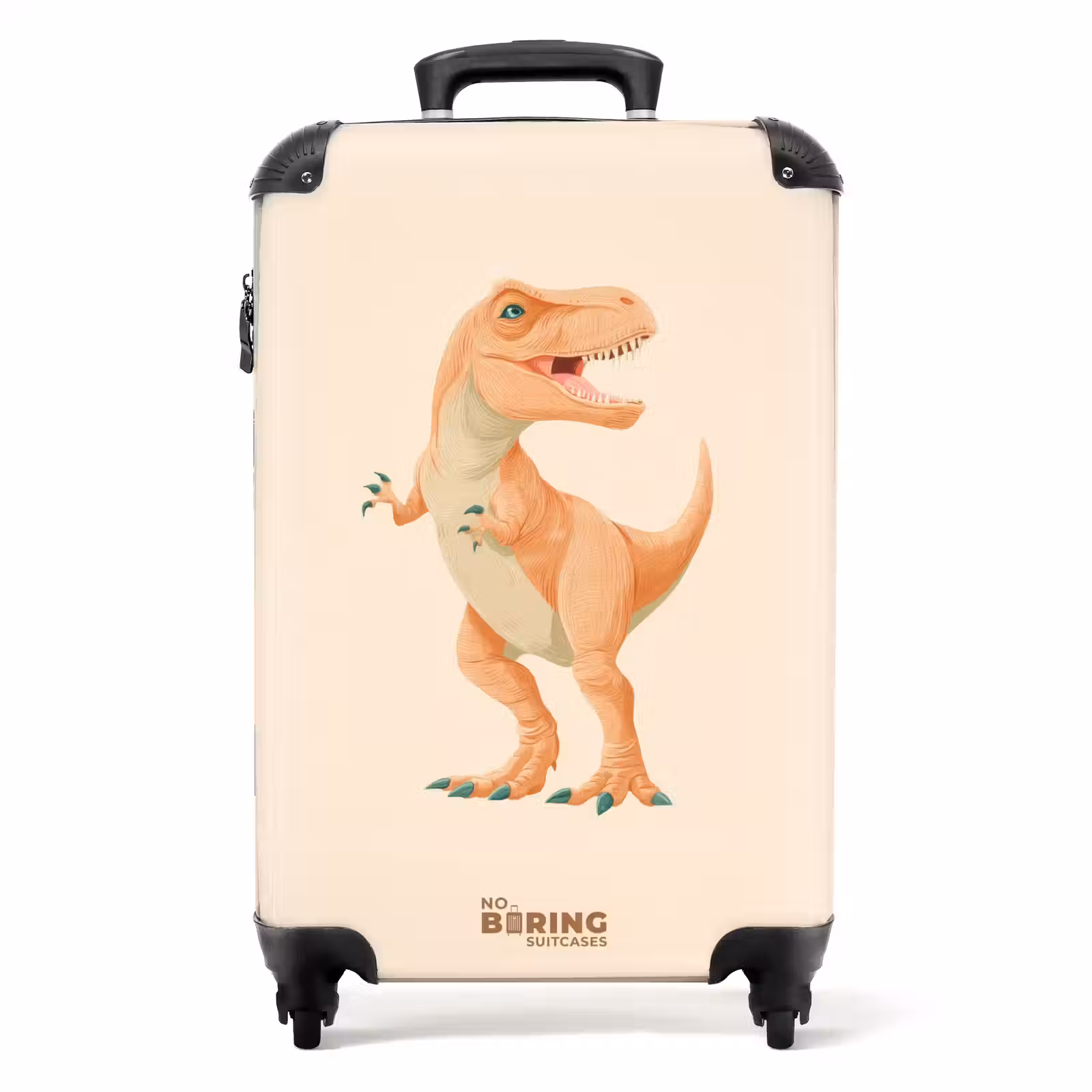 Koffer - T-rex dino in orangefarben — 1