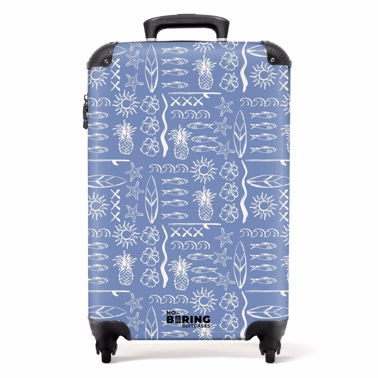 Koffer - Blaues Surfmuster — 1