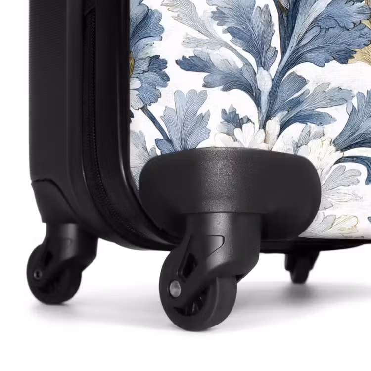 Koffer - Barockes florales Muster blau — 7