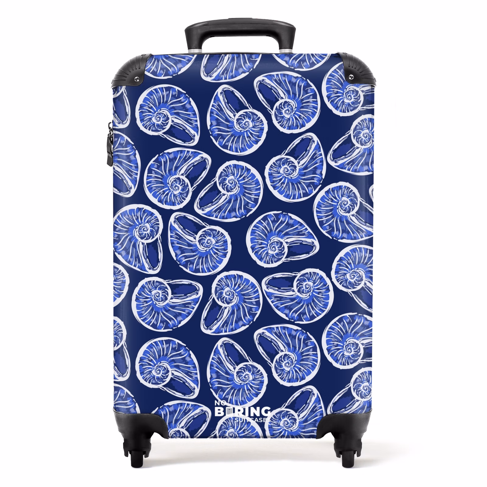 Koffer - Blaues Muschelmuster — 1