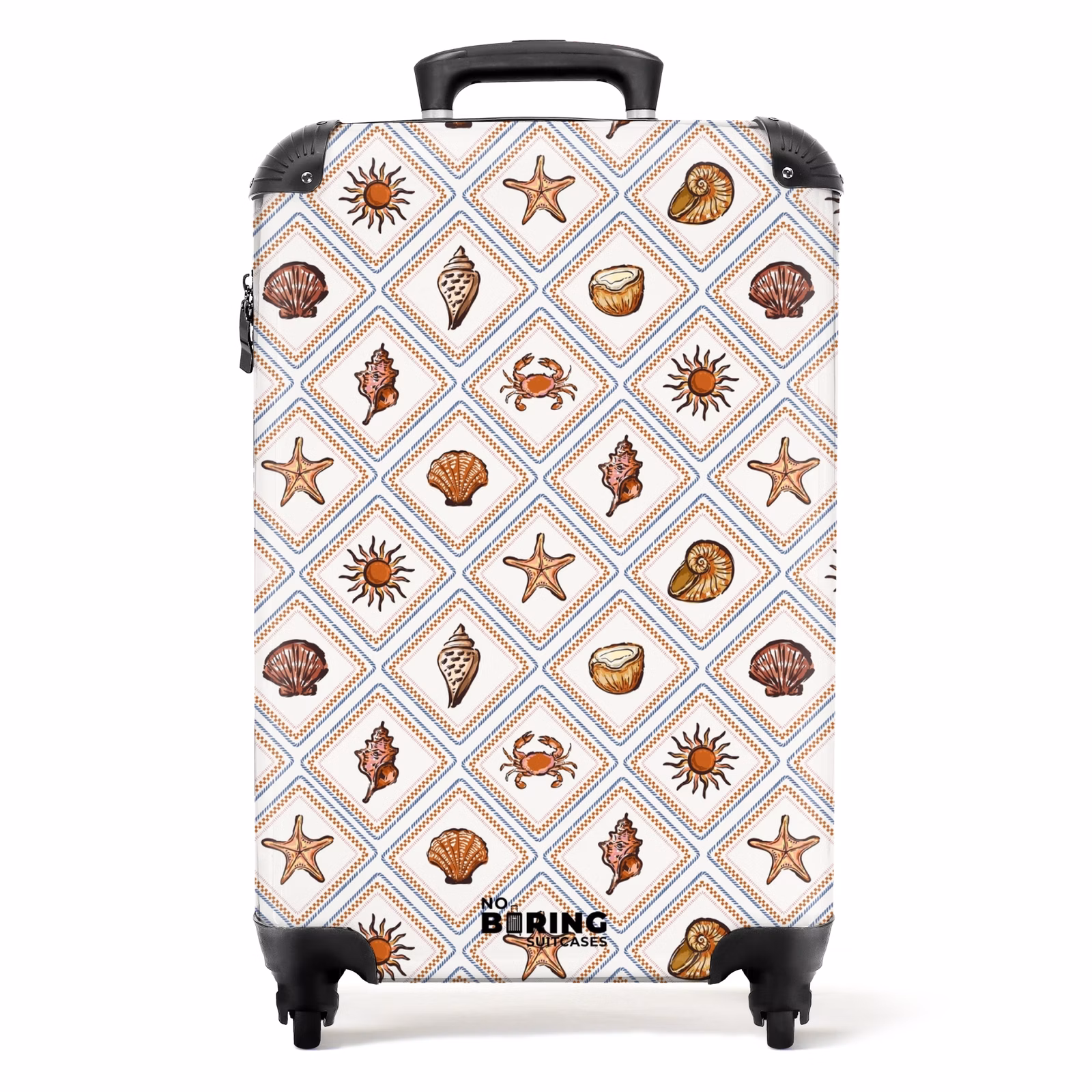 Koffer - Orange Strand Druck — 1