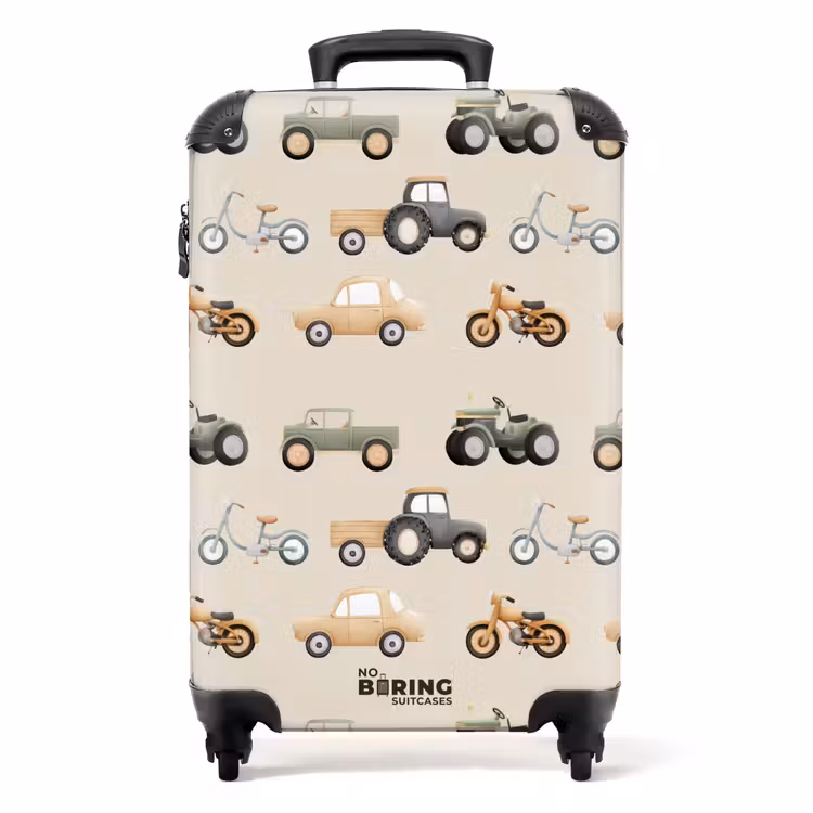 Koffer - Retro-Fahrzeugmuster — 1