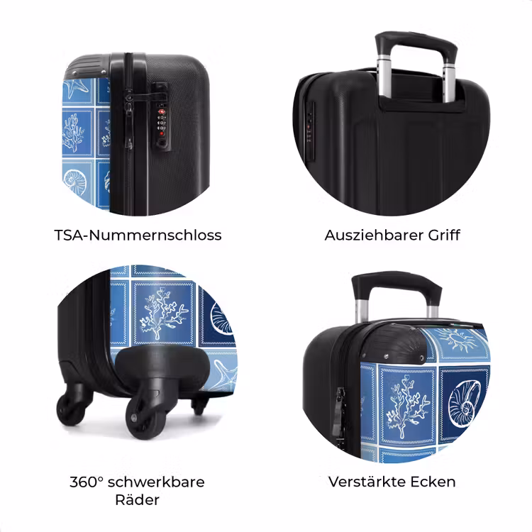 Koffer - Blauer Sommerdruck — 7