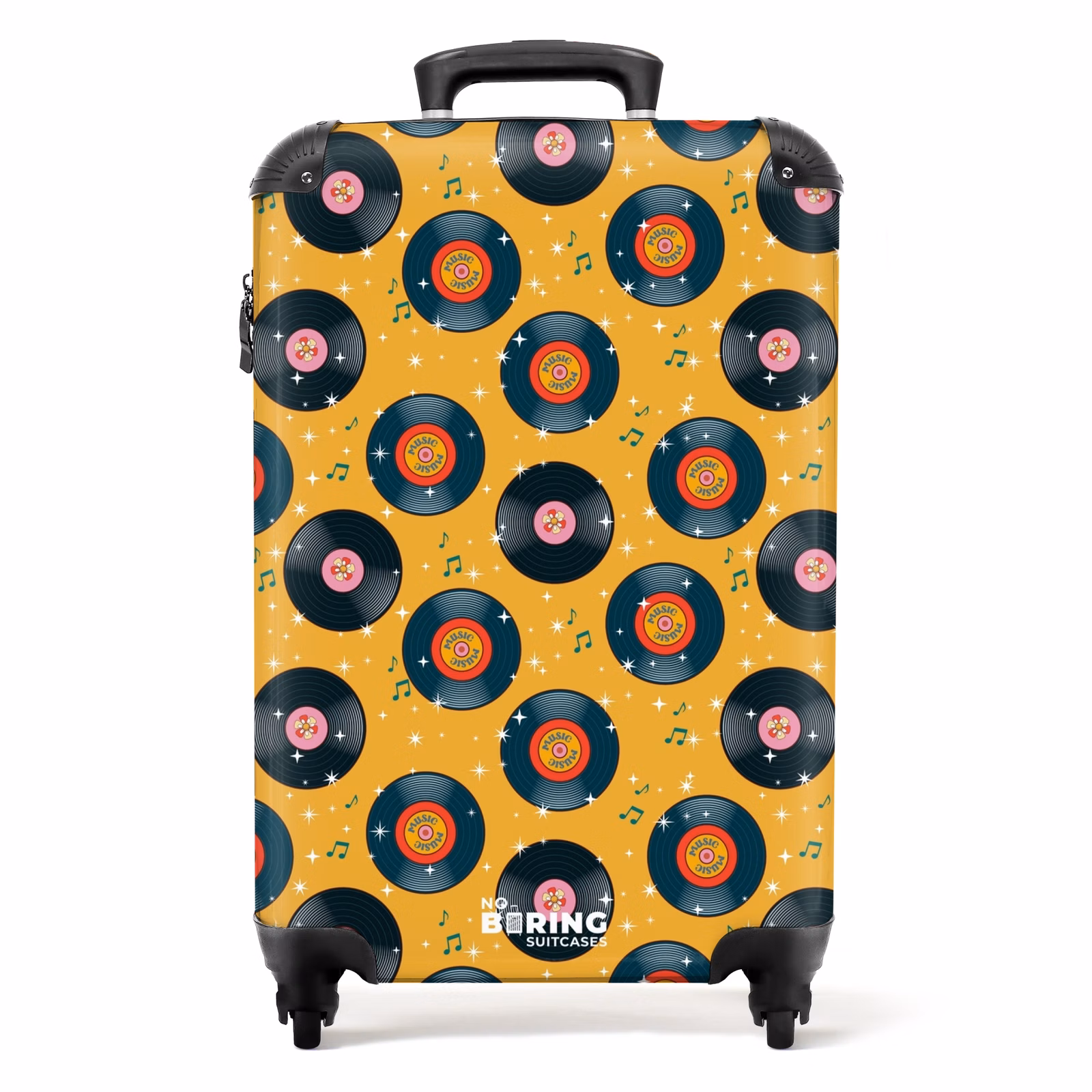 Koffer - Retro Disco Teller Muster bunt — 1