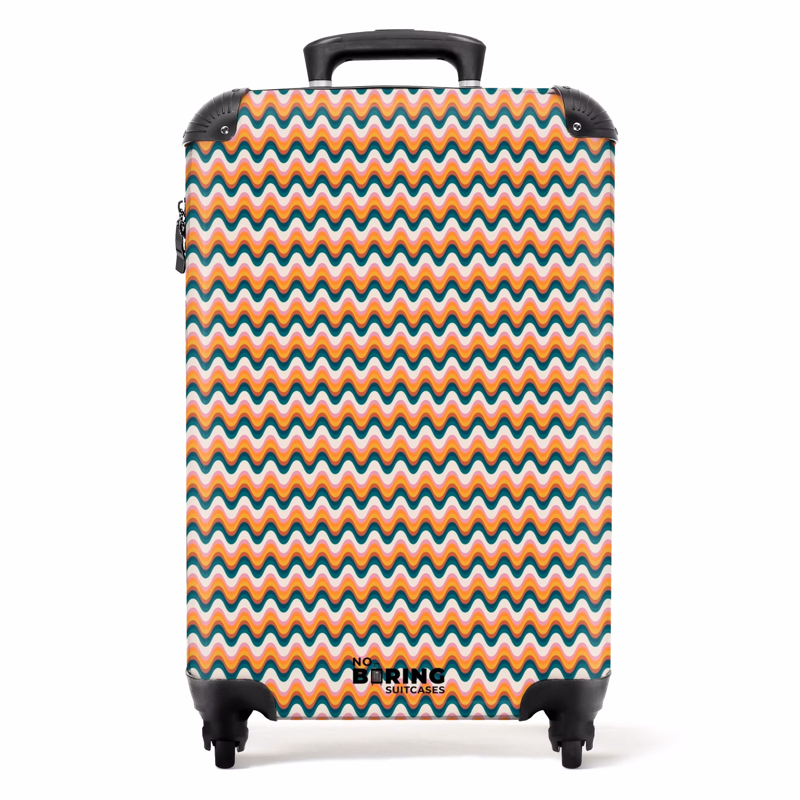 Koffer - Retro-Disco-Wellenmuster bunt — 1