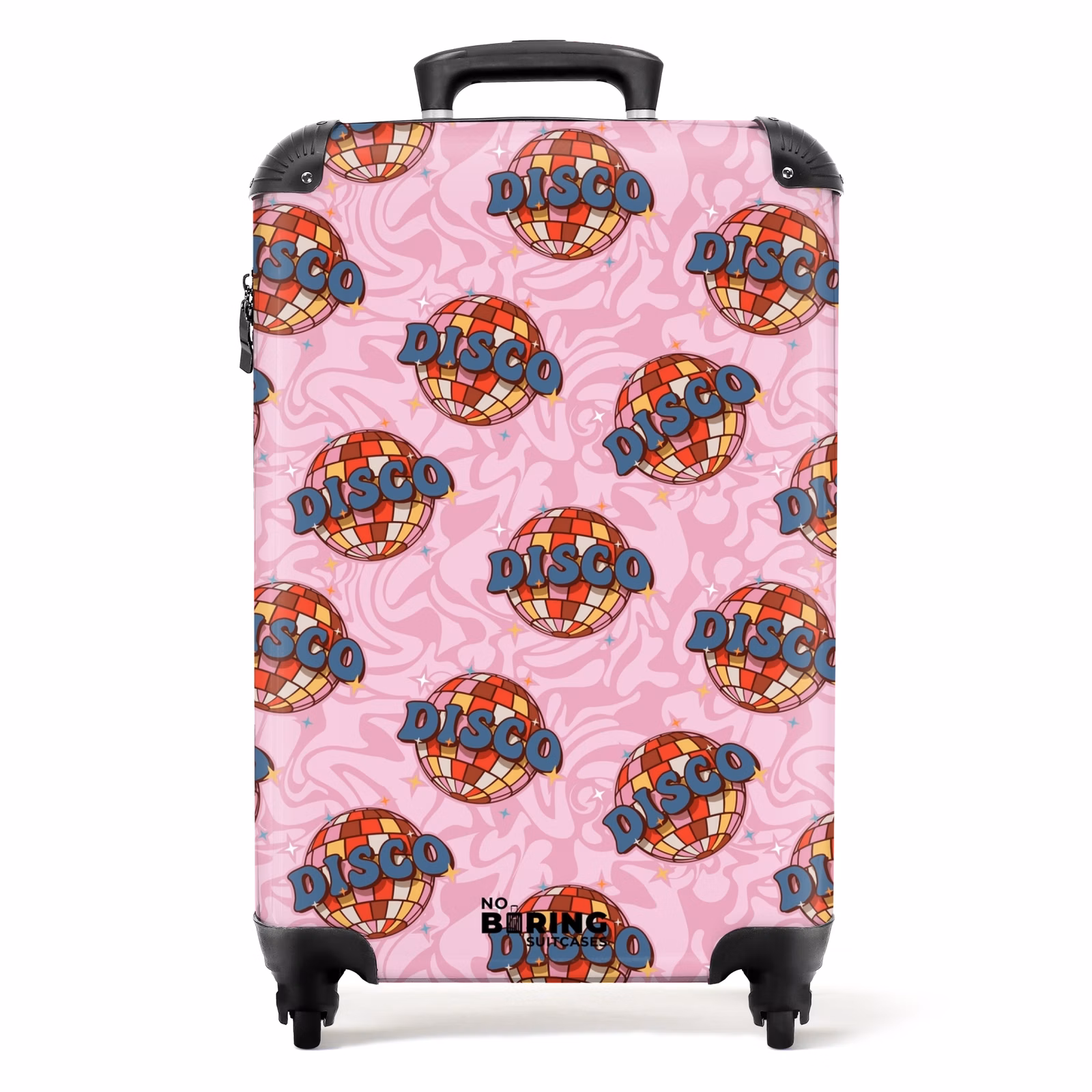 Koffer - Retro-Diskokugel-Muster rosa — 1